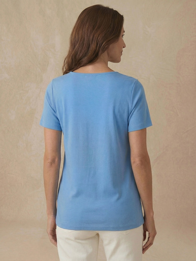 Tee-shirt ample encolure carrée
