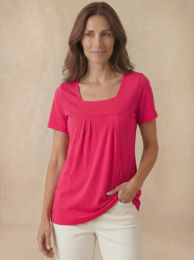 Tee-shirt ample encolure carrée