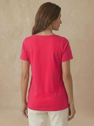 Tee-shirt ample encolure carrée