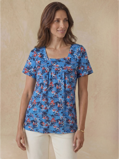 Tee-shirt ample encolure carrée