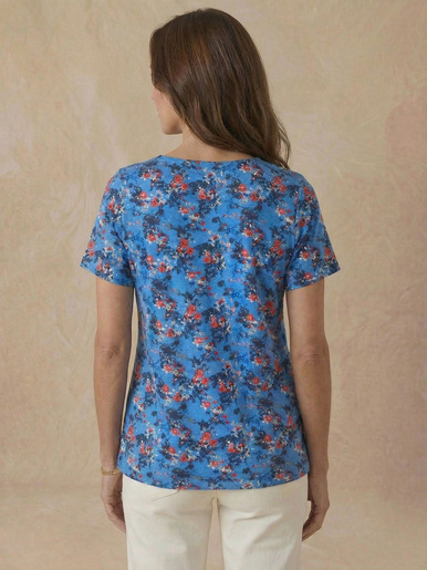 Tee-shirt ample encolure carrée