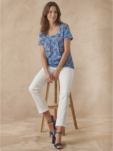 Tee-shirt ample encolure carrée