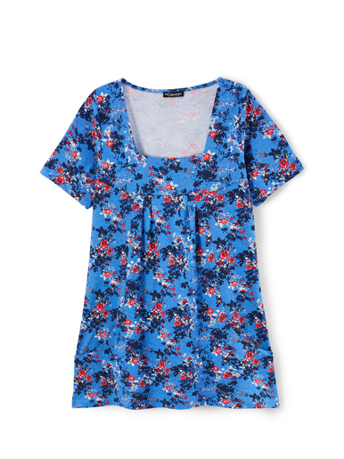 Tee-shirt ample encolure carrée