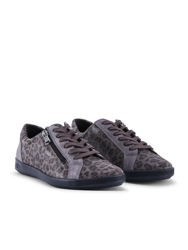 Baskets basses lacets et zip
