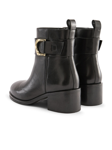 Bottines bout rond à zip
