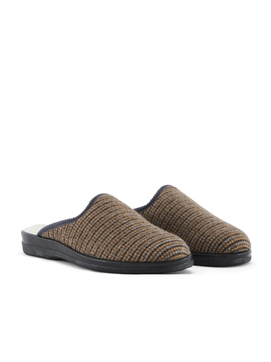 Mules mixtes fourrées