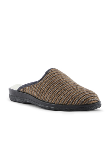 Mules mixtes fourrées