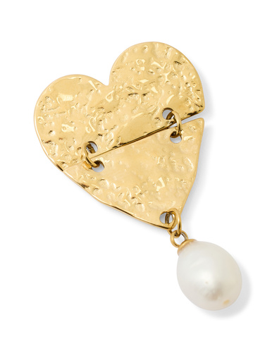 Boucles d'oreilles pendantes avec coeur