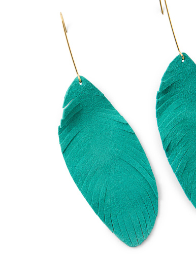 Boucles d'oreilles plumes