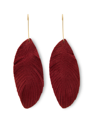 Boucles d'oreilles plumes