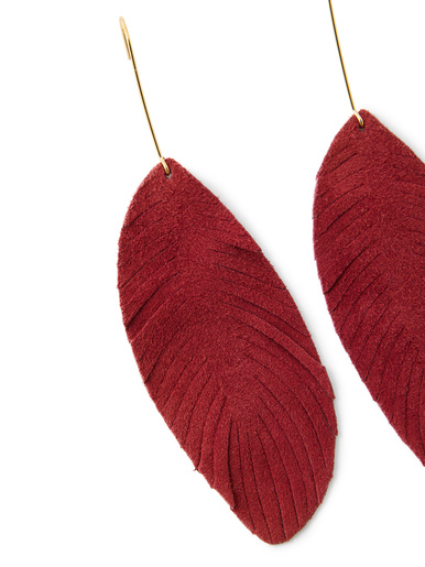 Boucles d'oreilles plumes