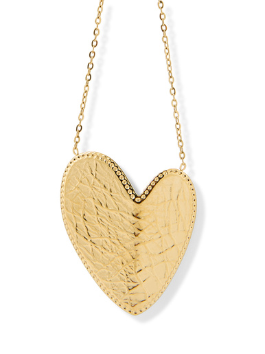 Collier coeur fantaisie