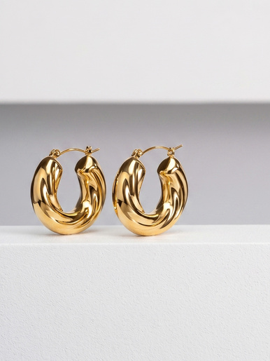 Boucles d'oreilles créoles fantaisie