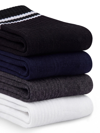 Lot de 4 paires de chaussettes mixtes