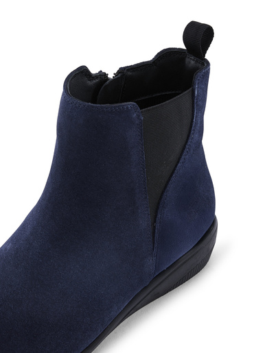 Boots compensées zippées et élastiquées