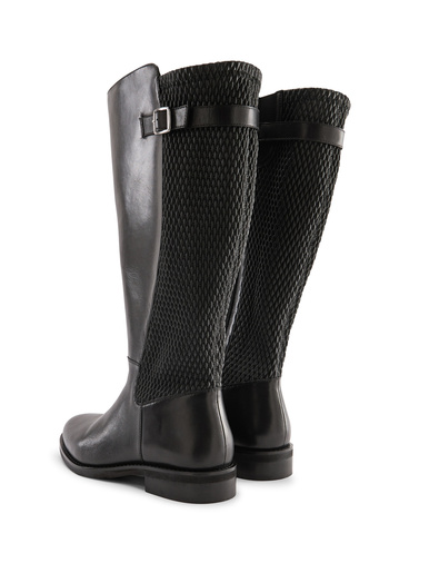 Bottes hautes mollets larges XL