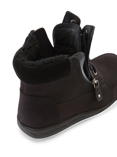 Bottines à lacets et zips