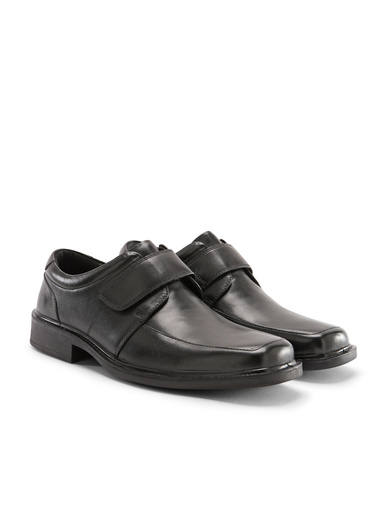 Derbies à scratchs en cuir