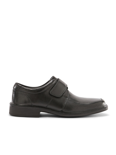 Derbies à scratchs en cuir