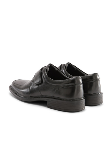 Derbies à scratchs en cuir