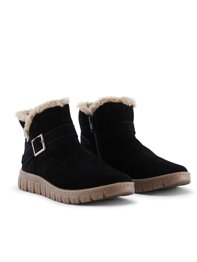 Bottines zippées doublées