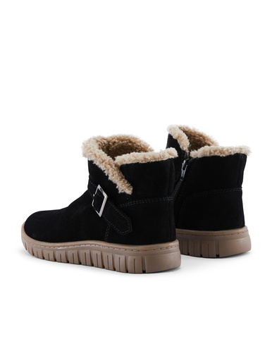 Bottines zippées doublées