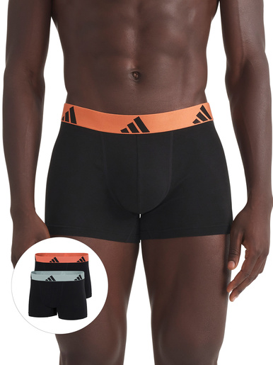 Lot de 2 boxers Active Flex - Adidas - Noir/noir