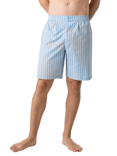 Pyjacourt Popeline - Eminence - Rayure ciel camel