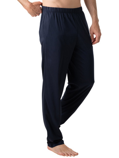 Pyjama coton mercerisé - Eminence - Haut bleu imprime cordage / bas marine