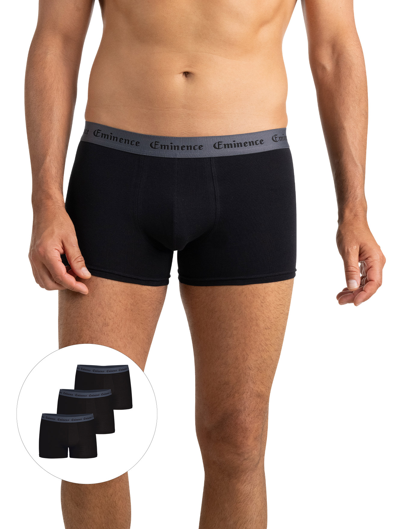 Lot de 3 boxers Allure - Eminence - Noir/noir/noir