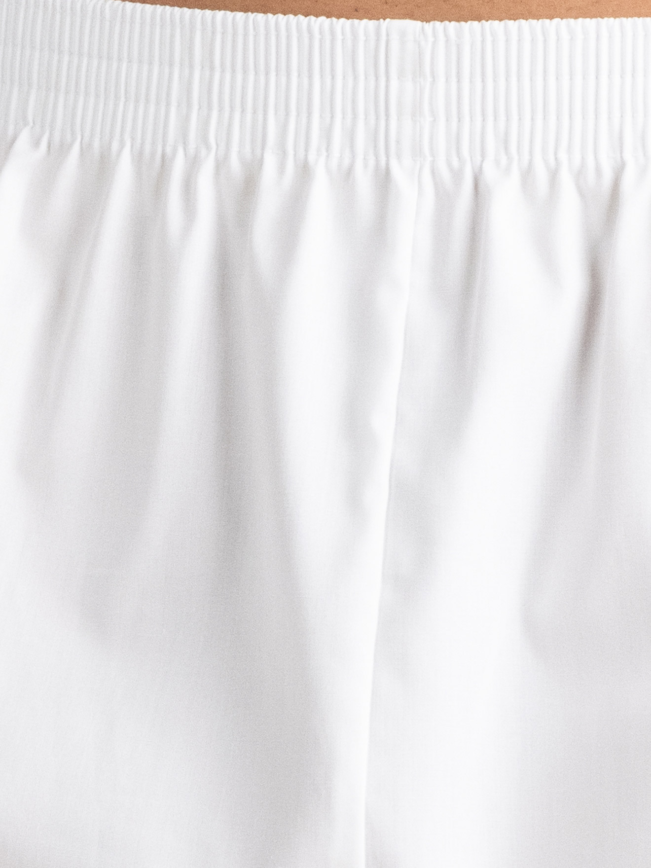 Lot de 2 caleçons en tissu - Eminence - Rayures ciel et saumon/blanc