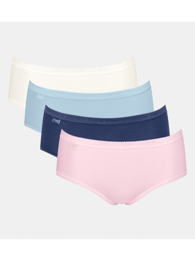 Lot de 4 slips midi Basic +