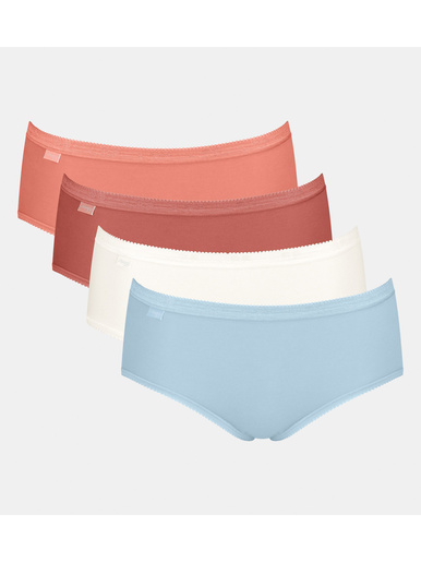 Lot de 4 slips midi Basic +