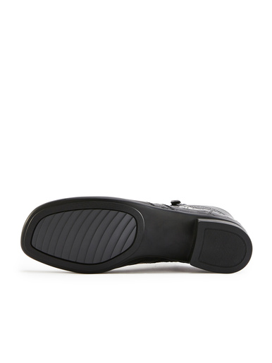 Boots cuir double zip