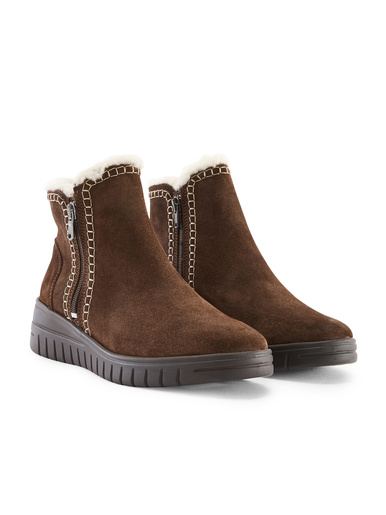Boots fourrées 2 zips