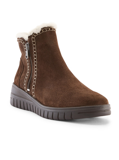 Boots fourrées 2 zips