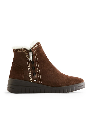 Boots fourrées 2 zips