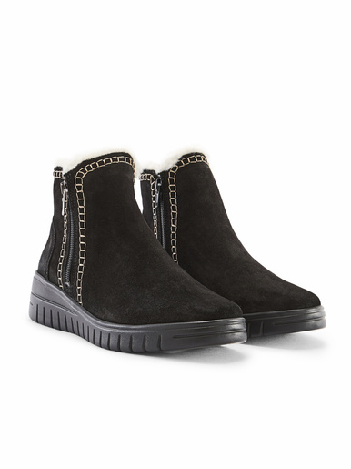 Boots fourrées 2 zips