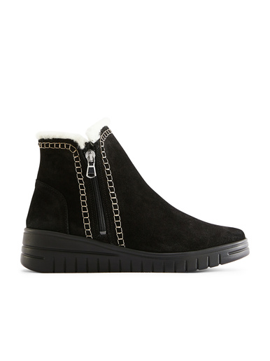 Boots fourrées 2 zips