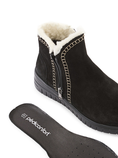 Boots fourrées 2 zips