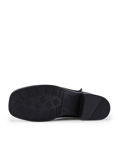 Bottines zippées en cuir velours