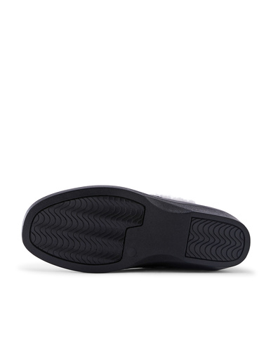 Boots courtes zippées compensées