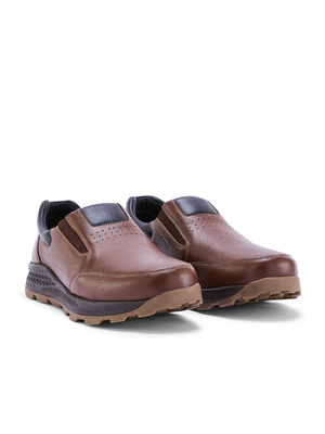 Chaussures sans gêne cuir bout rond