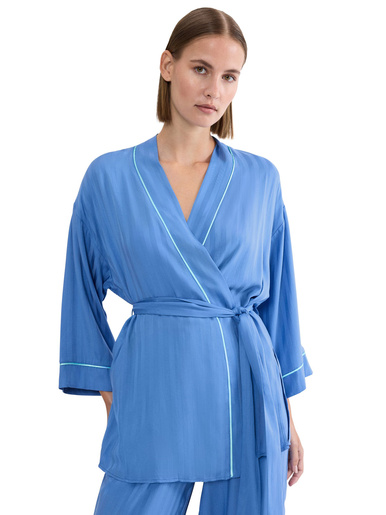Peignoir court Amourette Jacquard