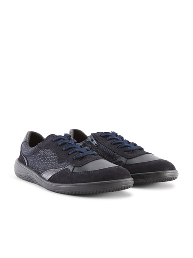 Sneakers à lacets et à zip