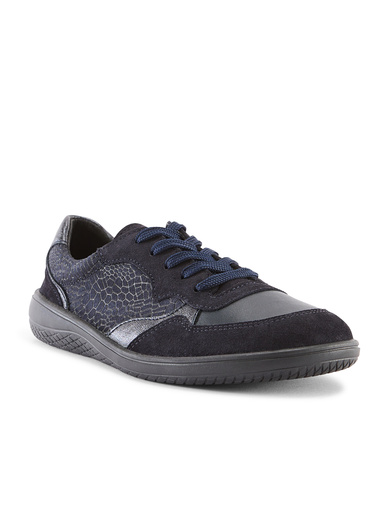Sneakers à lacets et à zip