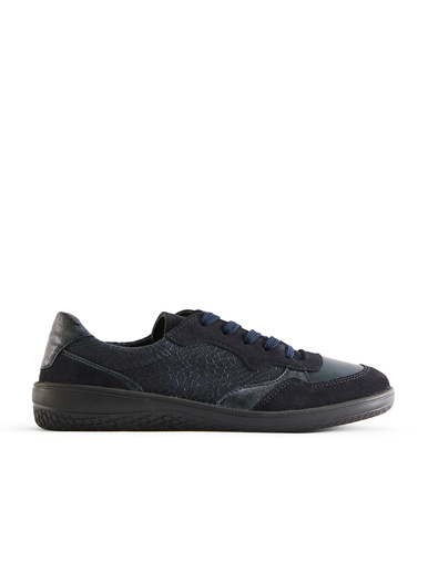 Sneakers à lacets et à zip