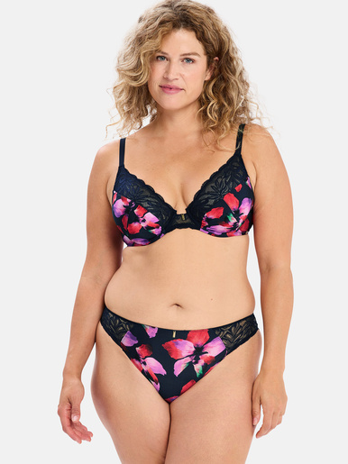 Slip microfibre imprimée Suzan Fantaisy