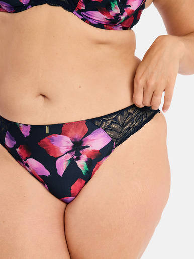 Slip microfibre imprimée Suzan Fantaisy