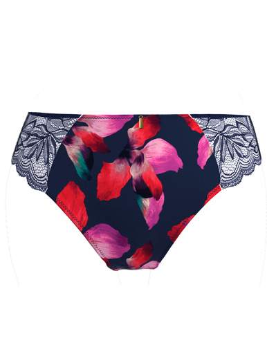 Slip microfibre imprimée Suzan Fantaisy
